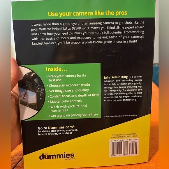 Nikon D3500 For Dummies Book by Julie Adair King - Picture 2 of 4